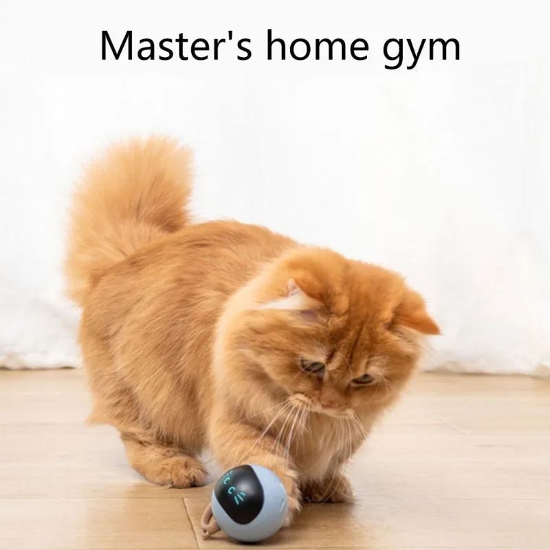 Automatic Moving Dog Ball - 인터랙티브 고양이 공 장난감 USB 충전식