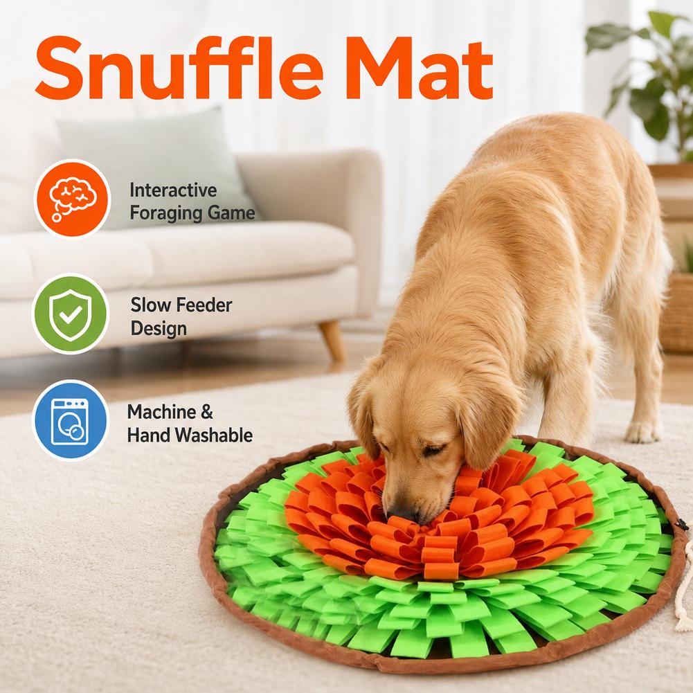 강아지용 코 쓰기 놀이 매트, 상호작용형 먹이 주기 퍼 - Dog Puzzle Feeder Toy 리뷰 및 가격