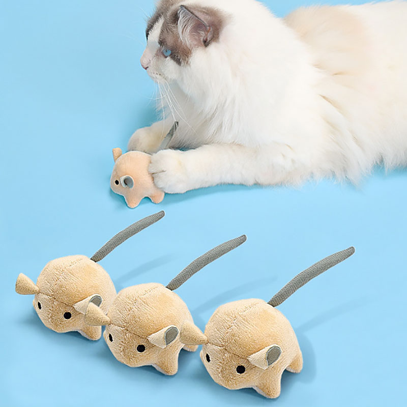 고양이용 플러시 캣닢 쥐 장난감, 실내 고양이용 인터랙 - Catnip Interactive Plush Mouse 리뷰 및 가격