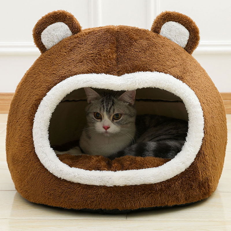 귀여운 고양이 침대, 따뜻한 반려동물 하우스, 부드러운 - Pet Beds 리뷰 및 가격