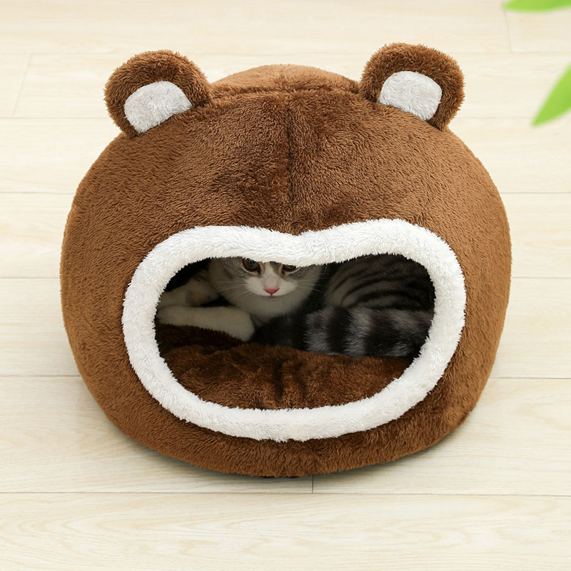 귀여운 고양이 침대, 따뜻한 반려동물 하우스, 부드러운 - Pet Beds 리뷰 및 가격