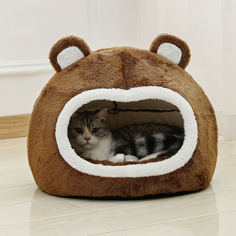 귀여운 고양이 침대, 따뜻한 반려동물 하우스, 부드러운 - Pet Beds 리뷰 및 가격